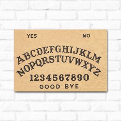 Placa Decorativa Ouija 1