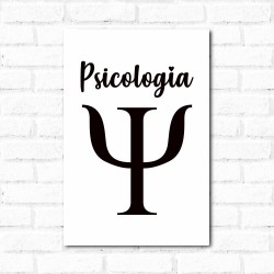 Placa Decorativa Psicologia