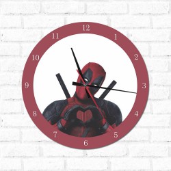 Relógio Decorativo Deadpool